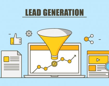 Lead generation flat image